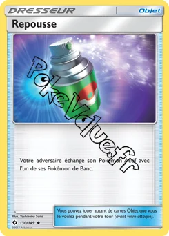 Carte Pokémon Repousse n°130 de la série Soleil et Lune