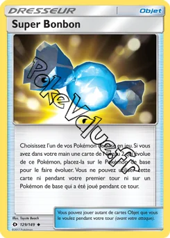 Carte Pokémon Super Bonbon n°129 de la série Soleil et Lune