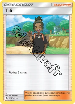 Carte Pokémon Tili n°120 de la série Soleil et Lune