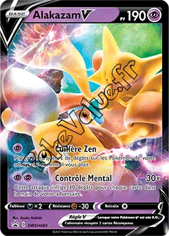 Carte Pokémon Alakazam V  n°083 de la série Promo SWSH