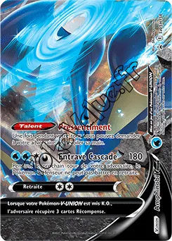 Carte Pokémon Amphinobi V UNION En bas à droite n°158 de la série Promo SWSH