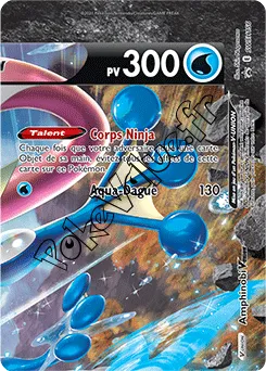 Carte Pokémon Amphinobi V UNION En haut à droite n°156 de la série Promo SWSH