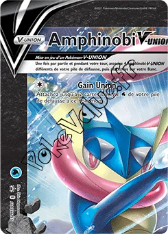 Carte Pokémon Amphinobi V UNION En haut à gauche n°155 de la série Promo SWSH