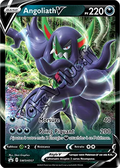 Carte Pokémon Angoliath V n°057 de la série Promo SWSH