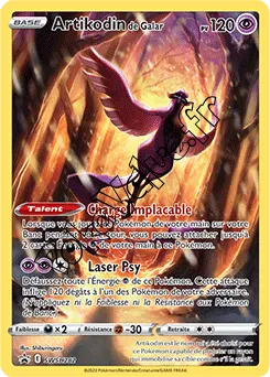 Carte Pokémon Artikodin de Galar  n°282 de la série Promo SWSH