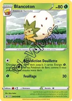 Carte Pokémon Blancoton  n°046 de la série Promo SWSH