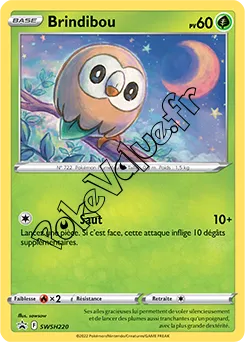 Carte Pokémon Brindibou  n°220 de la série Promo SWSH