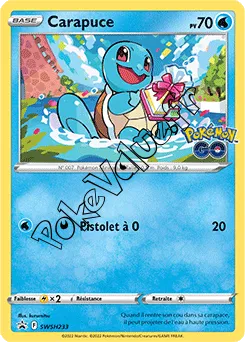 Carte Pokémon Carapuce  n°233 de la série Promo SWSH