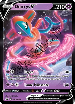 Carte Pokémon Deoxys V  n°266 de la série Promo SWSH