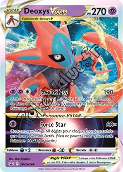 Carte Pokémon Deoxys VSTAR  n°268 de la série Promo SWSH