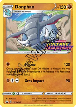 Carte Pokémon Donphan  n°067 de la série Promo SWSH
