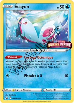 Carte Pokémon Écayon  n°240 de la série Promo SWSH