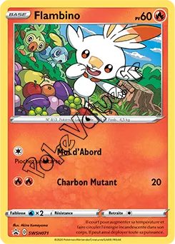 Carte Pokémon Flambino n°071 de la série Promo SWSH