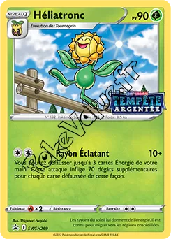 Carte Pokémon Héliatronc  n°269 de la série Promo SWSH