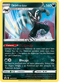 Carte Pokémon Ixon de Galar  n°059 de la série Promo SWSH