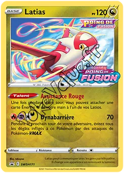 Carte Pokémon Latias  n°171 de la série Promo SWSH
