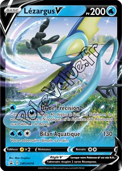 Carte Pokémon Lézargus V n°016 de la série Promo SWSH
