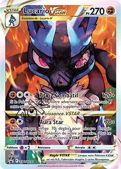 Carte Pokémon Lucario VSTAR  n°291 de la série Promo SWSH