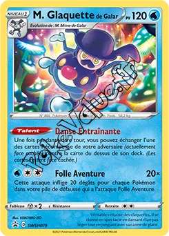 Carte Pokémon M. Glaquette de Galar n°079 de la série Promo SWSH