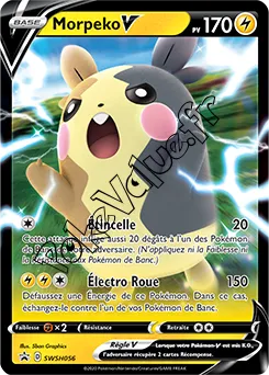Carte Pokémon Morpeko V  n°056 de la série Promo SWSH
