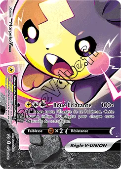 Carte Pokémon Morpeko V UNION n°289 de la série Promo SWSH