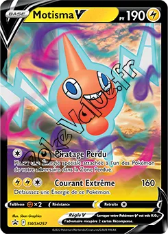 Carte Pokémon Motisma V  n°257 de la série Promo SWSH