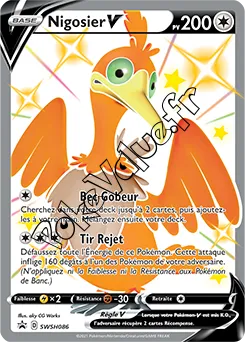 Carte Pokémon Nigosier V  n°086 de la série Promo SWSH