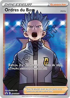 Carte Pokémon Ordres du Boss (Hélio) n°251 de la série Promo SWSH
