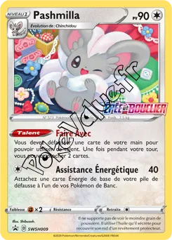 Carte Pokémon Pashmilla  n°009 de la série Promo SWSH