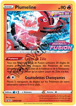 Carte Pokémon Plumeline  n°168 de la série Promo SWSH