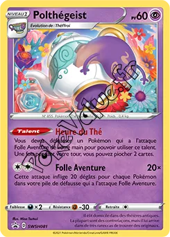 Carte Pokémon Polthégeist  n°081 de la série Promo SWSH
