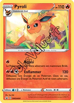 Carte Pokémon Pyroli n°041 de la série Promo SWSH