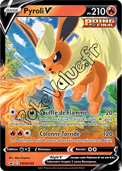 Carte Pokémon Pyroli V  n°149 de la série Promo SWSH