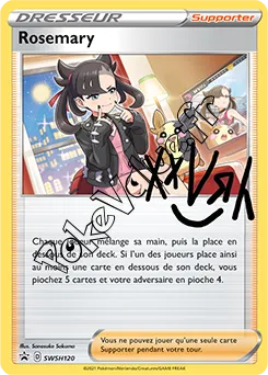 Carte Pokémon Rosemary n°120 de la série Promo SWSH