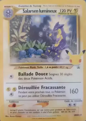 Carte Pokémon Salarsen lumineux n°137 de la série Promo SWSH