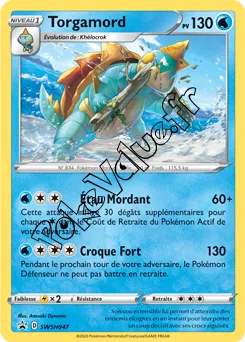 Carte Pokémon Torgamord  n°047 de la série Promo SWSH