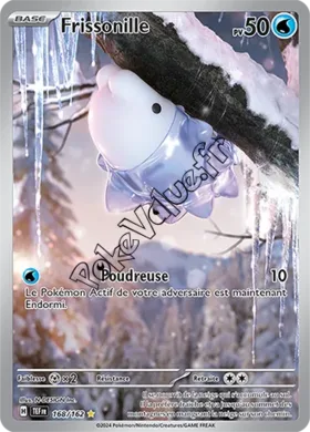 Carte Pokémon Frissonille  n°168 de la série Forces Temporelles