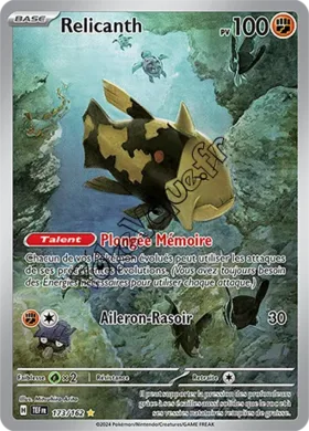 Carte Pokémon Relicanth  n°173 de la série Forces Temporelles