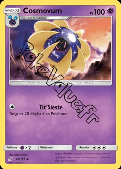 Carte Pokémon Cosmovum  n°70 de la série Duo de Choc