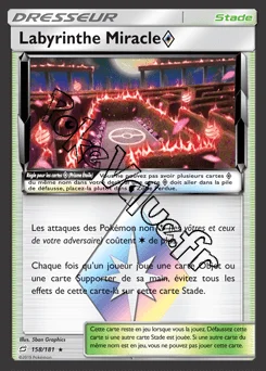 Carte Pokémon Labyrinthe Miracle n°158 de la série Duo de Choc