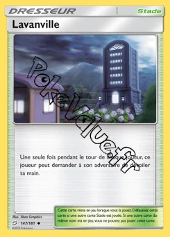 Carte Pokémon Lavanville n°147 de la série Duo de Choc