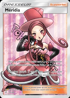 Carte Pokémon Méridia n°173 de la série Duo de Choc