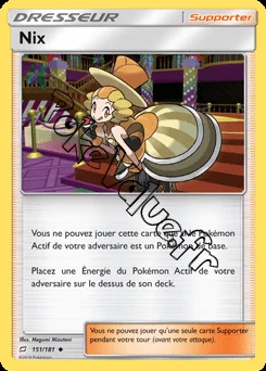 Carte Pokémon Nix n°151 de la série Duo de Choc
