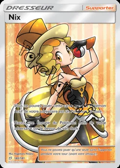 Carte Pokémon Nix n°180 de la série Duo de Choc