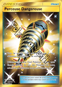 Carte Pokémon Perceuse Dangereuse n°192 de la série Duo de Choc