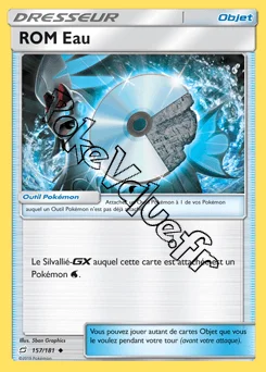 Carte Pokémon ROM Eau n°157 de la série Duo de Choc