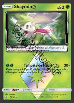 Carte Pokémon Shaymin n°10 de la série Duo de Choc