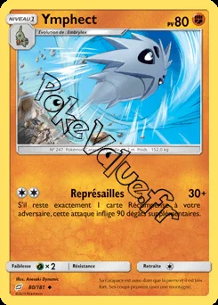 Carte Pokémon Ymphect n°80 de la série Duo de Choc