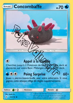 Carte Pokémon Concombaffe n°53 de la série Alliance Infaillible