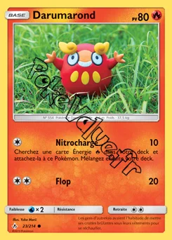 Carte Pokémon Darumarond n°23 de la série Alliance Infaillible